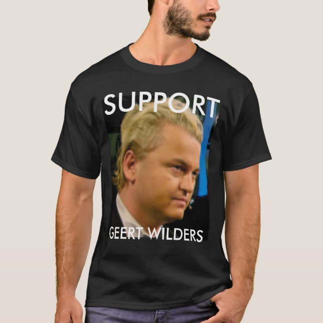 UNTERSTÜTZUNG GEERT WILDERS T-Shirt (Vorderseite)