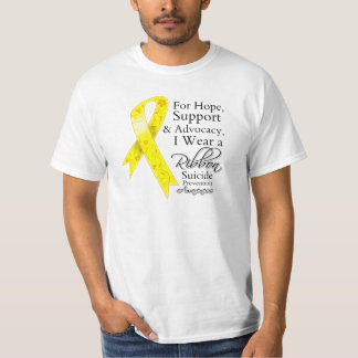 Unterstützung Hoffnung Bewusstsein für Suizidpräve T-Shirt