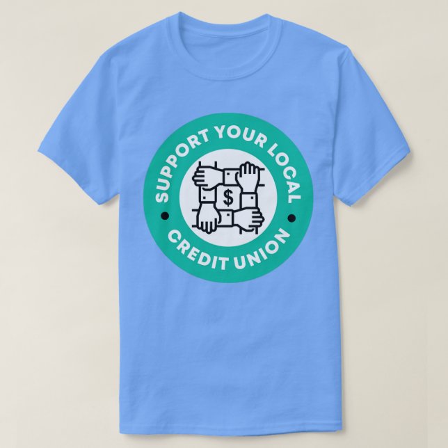 Unterstützung Ihrer lokalen Gewerkschaft T-Shirt (Design vorne)