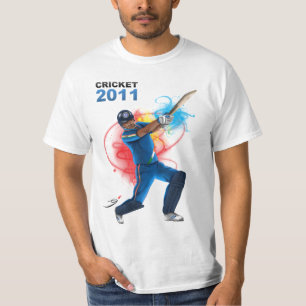 Unterstützung Indien des Kricket-2011 T-Shirt