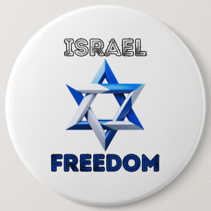 Unterstützung Israels, Freiheit, mit Israel stehen Button