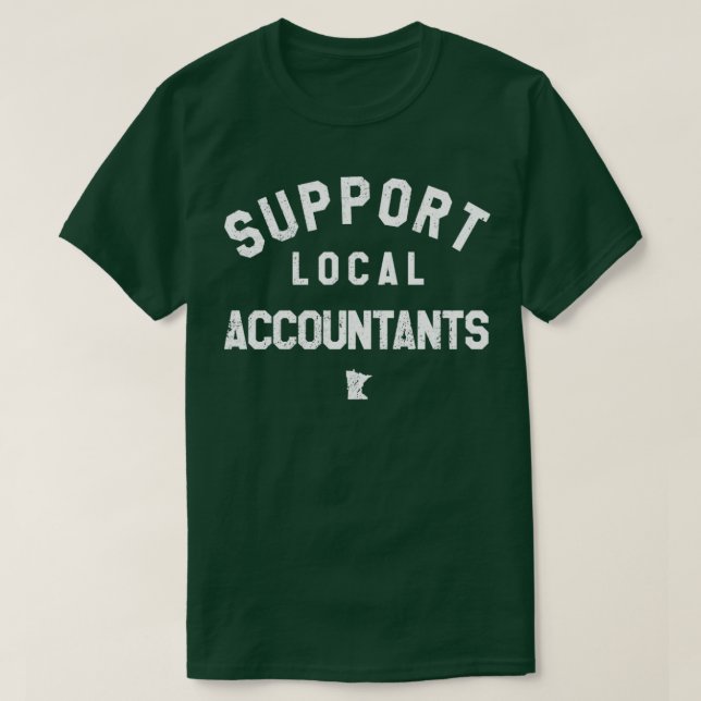 Unterstützung lokaler Accounts T-Shirt (Design vorne)