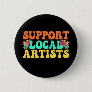 Unterstützung lokaler Künstler für Musik-Lover Button