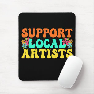 Unterstützung lokaler Künstler für Musik-Lover Mousepad