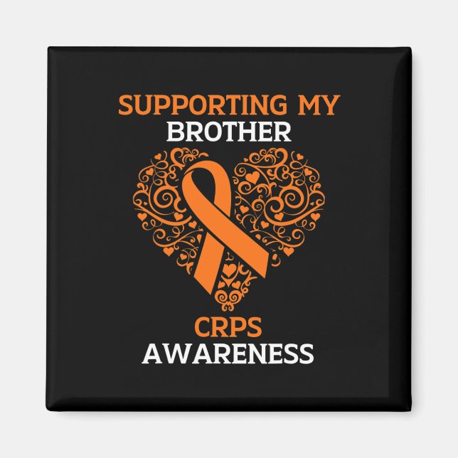 Unterstützung meines Bruders Rsd Crps Sensibilisie Magnet (Vorne)