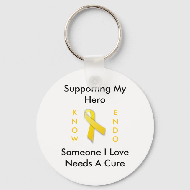 Unterstützung meines Helden, Endo Awareness Schlüsselanhänger (Vorderseite)