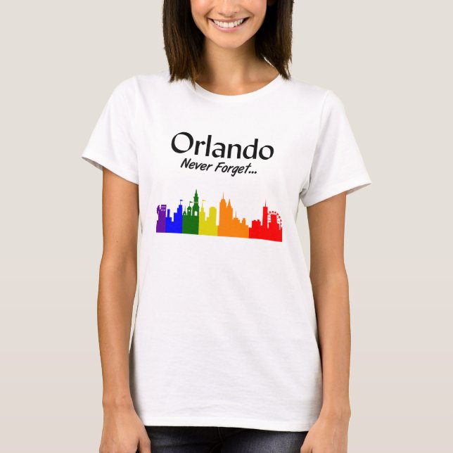 Unterstützung Orlandos Florida T-Shirt (Vorderseite)