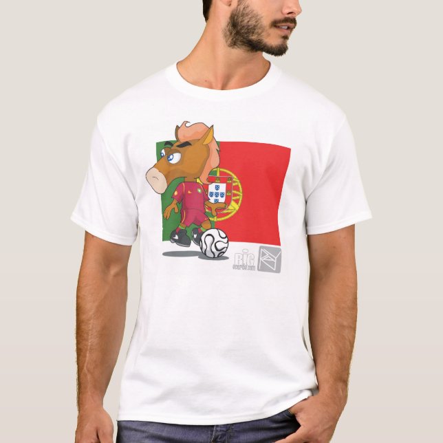 UNTERSTÜTZUNG PORTUGAL T-Shirt (Vorderseite)