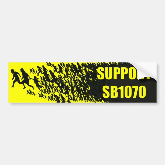Unterstützung SB1070 - Unterstützung Arizona Autoaufkleber (Vorne)