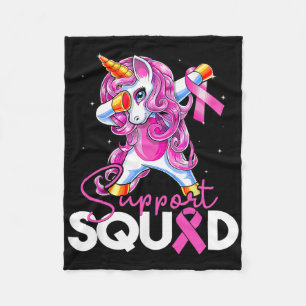 Unterstützung Squad Brustkrebs Bewusstsein rosa Ei Fleecedecke