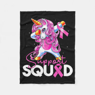 Unterstützung Squad Brustkrebs Bewusstsein rosa Ei Fleecedecke