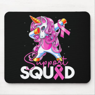 Unterstützung Squad Brustkrebs Bewusstsein rosa Ei Mousepad