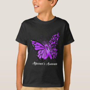 Unterstützung Squad Heimer Butterfly Lila Ribbon T-Shirt