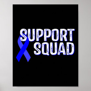 Unterstützung Squad Krieger Alopecia Areata Sensib Poster