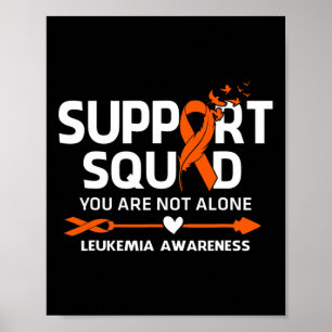 Unterstützung Squad Krieger Leukämie Bewusstsein F Poster