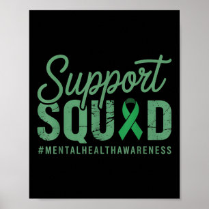 Unterstützung Squad Mental Health Awareness Poster