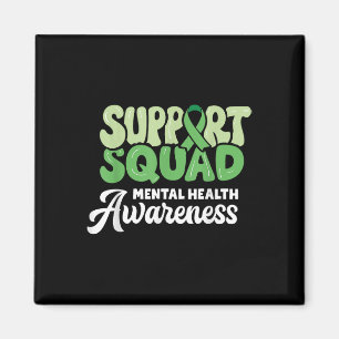 Unterstützung Squad Sunflower Hair Mental Health A Magnet
