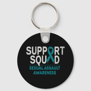 Unterstützung Squad Ual Auleness Month Aquamarine  Schlüsselanhänger