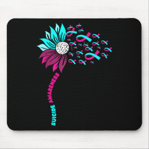 Unterstützung Suizidbewusstsein Blume Suizid Präve Mousepad