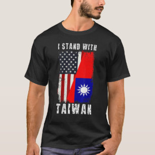 Unterstützung Taiwans Ich stehe mit taiwanesischer T-Shirt