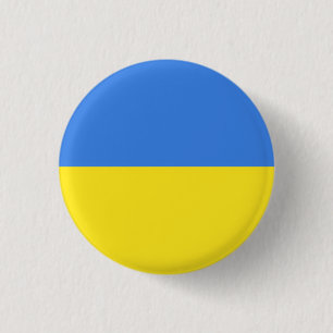 Unterstützung Ukraine Button ukrainische Flagge - 