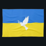 Unterstützung Ukraine Küchen Handtuch Frieden Taub<br><div class="desc">Unterstützung Ukraine Küchentücher - Dove of Peace - Freedom - Peace - Solidarity - Ukrainische Flagge - Strong Together - Freedom Victory ! Machen wir die Welt zu einem besseren Ort - alle zusammen! Eine bessere Welt beginnt - hängt ab - braucht Ihr auch! Sie können auf mehr als 1000...</div>