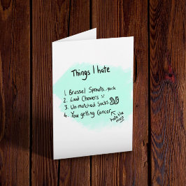 Unterstützung und Förderung von Krebs Karte