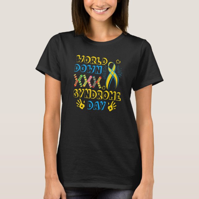 Unterstützung und Sensibilisierung für den Weltunt T-Shirt (Vorderseite)