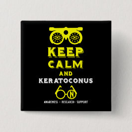 Unterstützung und Sensibilisierung für Keratokonus Button