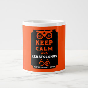 Unterstützung und Sensibilisierung für Keratokonus Jumbo-Tasse