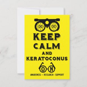 Unterstützung und Sensibilisierung für Keratokonus Karte