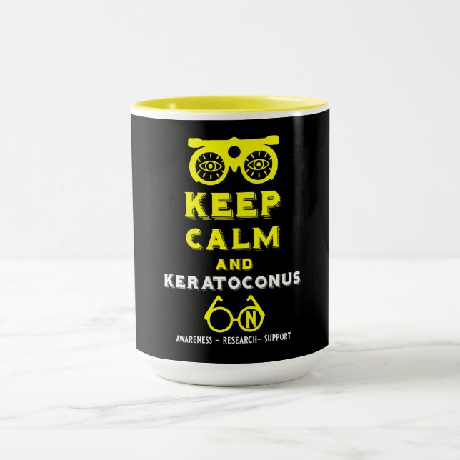 Unterstützung und Sensibilisierung für Keratokonus Tasse (Zentrum)