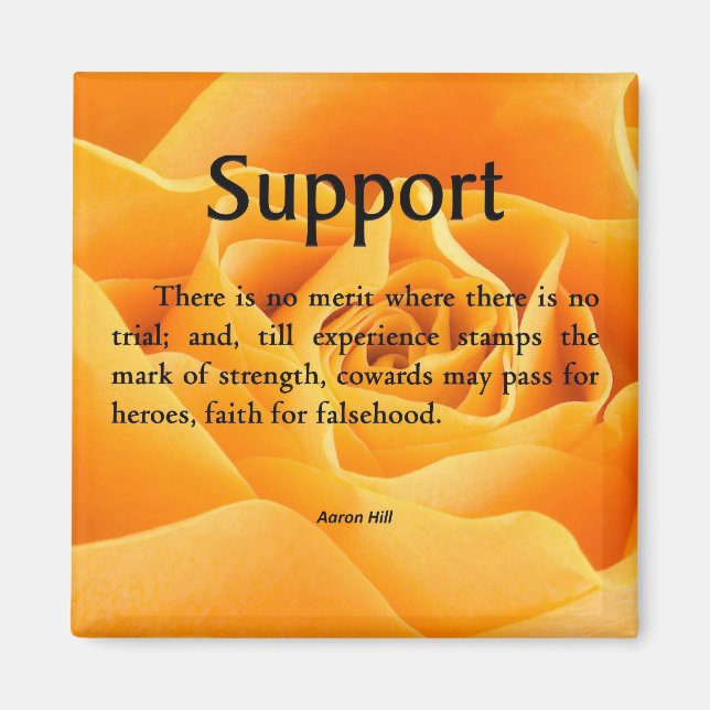 Unterstützung und Stärke Magnet (Vorne)