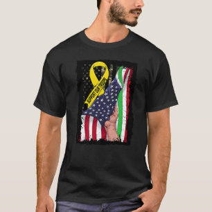 Unterstützung unserer Truppen dünne grüne Linie Ve T-Shirt