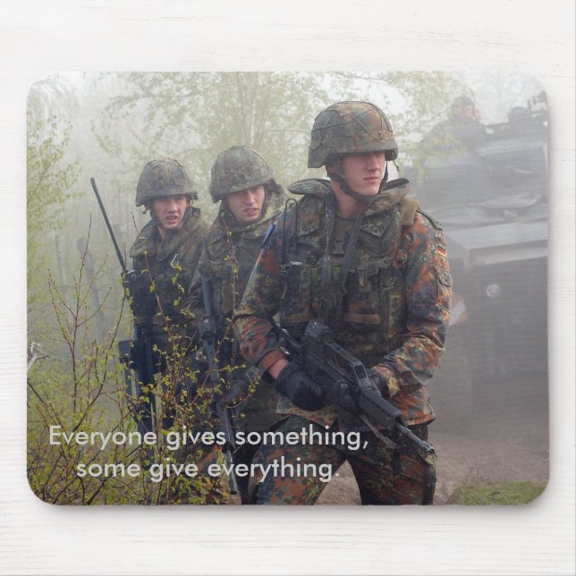 Unterstützung unserer Truppenmousepad Mousepad (Vorne)