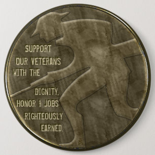 Unterstützung unserer Veteranen Button