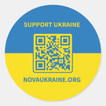 Unterstützung von Aufklebern in der Ukraine