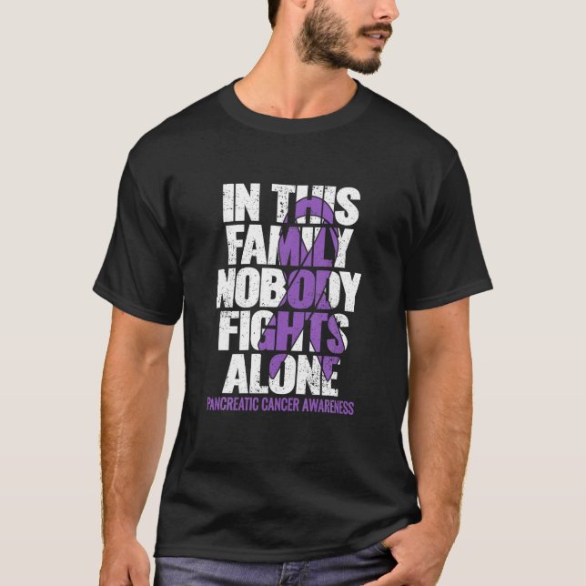 Unterstützung von Bauchspeicheldrüsenkrebs T-Shirt (Vorderseite)