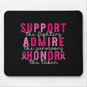 Unterstützung von Brustkrebs Admire Ehrenkrebs A Mousepad