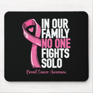Unterstützung von Brustkrebs Familie Frauen Brustk Mousepad