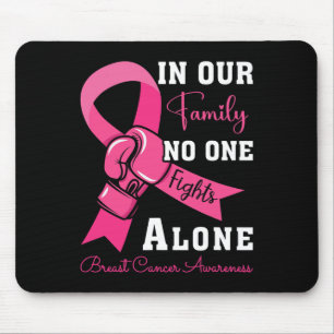 Unterstützung von Brustkrebs Familie Frauen Brustk Mousepad