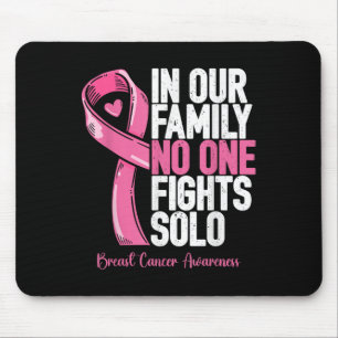 Unterstützung von Brustkrebs Familie Frauen Brustk Mousepad
