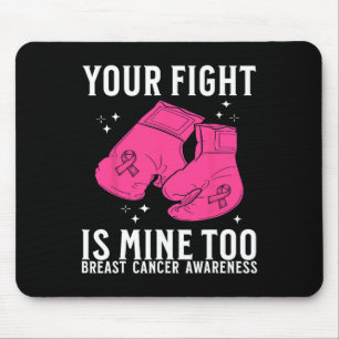 Unterstützung von Brustkrebs gibt Brustkrebsvoraus Mousepad