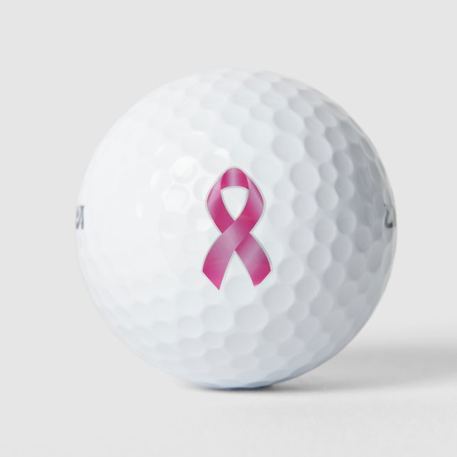 Unterstützung von Brustkrebs Golfball (Vorderseite)