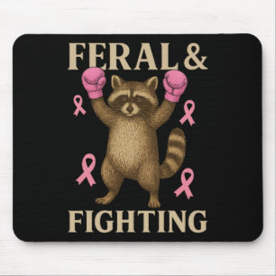 Unterstützung von Brustkrebs Mousepad