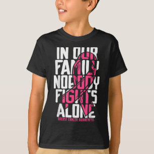 Unterstützung von Brustkrebs rosa Brustkrebs T-Shirt