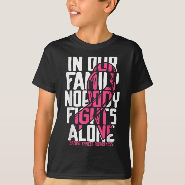 Unterstützung von Brustkrebs rosa Brustkrebs T-Shirt (Vorderseite)