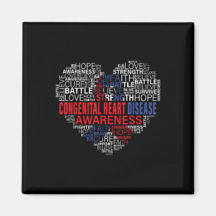 Unterstützung von Chd Awareness Heart Disease Figh Magnet
