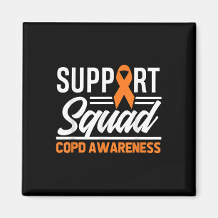 Unterstützung von Copd Warrior für Copd-Bewusstsei Magnet