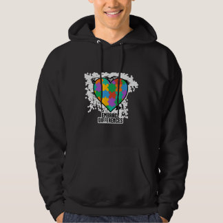 Unterstützung von Differenzen zur Sensibilisierung Hoodie